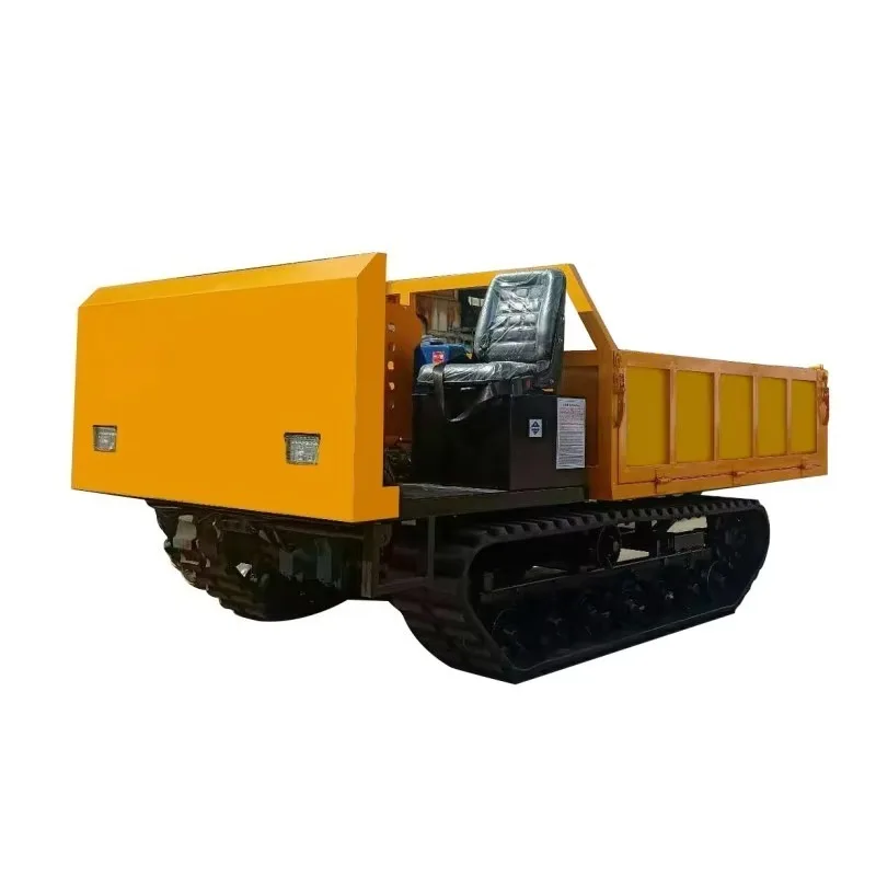 High Quality Crawler Type Loading Machine Transport Dumper Truck Loader Mini Crawler Loader Machine Sales in Southeast Asia