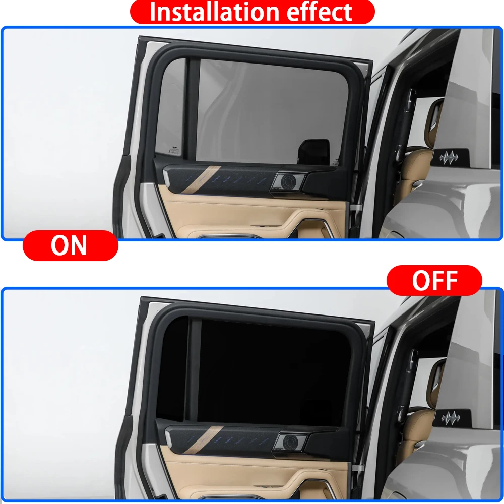For Denza B8 Fangchengbao Bao 8 2024 2025 2026 OEM Smart Privacy Film Polymer Dispersed Liquid Crystal Film Glass Window Tint