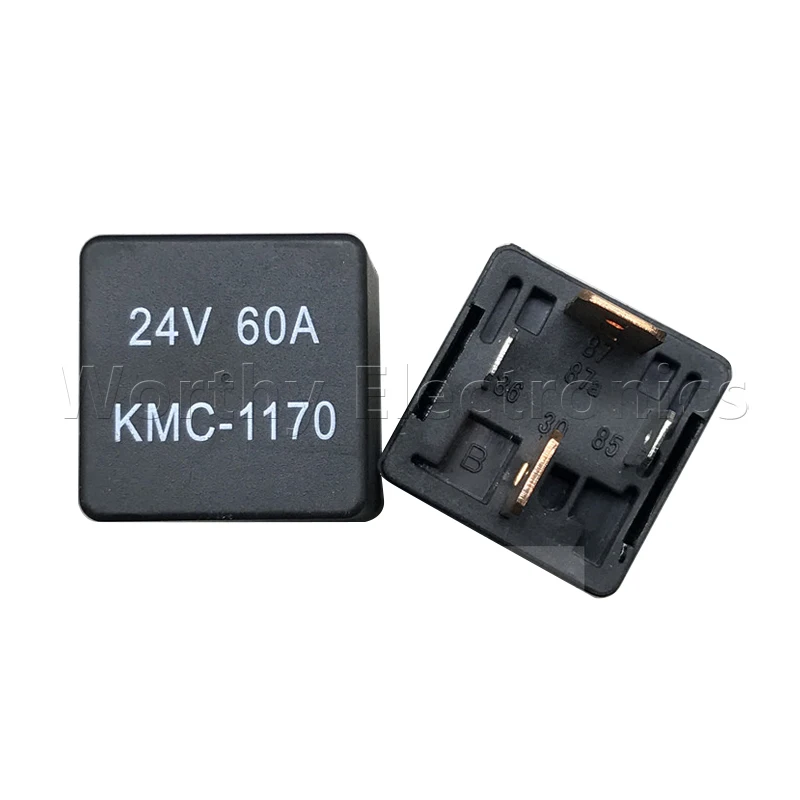 

Free shipping 10pcs/lot relay 24VDC 60A 4PIN KMC-1170