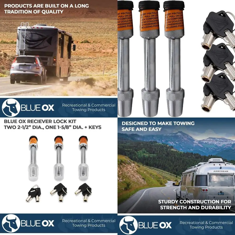 BX88101 طقم قفلان 1/2 وواحد 5/8، برتقالي