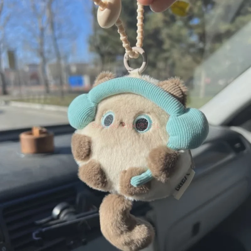 Op voorraad Leuke Kat Bluetooth Oortelefoon Opslag Beschermhoes Portemonnee Kat Pop Rugzak Hanger Meisje Verjaardag Verrassingsgeschenken