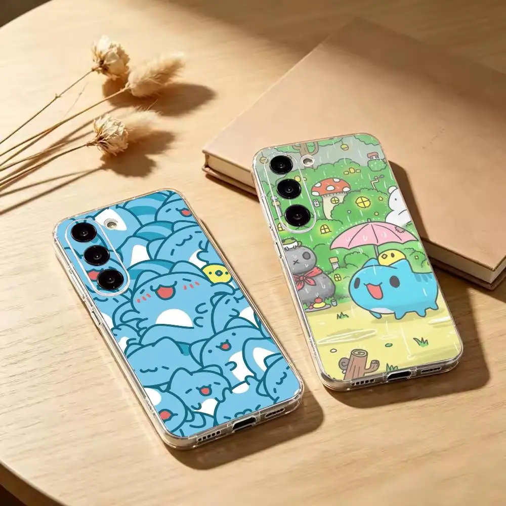Cartoon Cute Bugcat Capoo  Phone Case For Samsung A10 A12 A20 A21S A30 A31 A50 A51 A52 A70 A71 Transparent