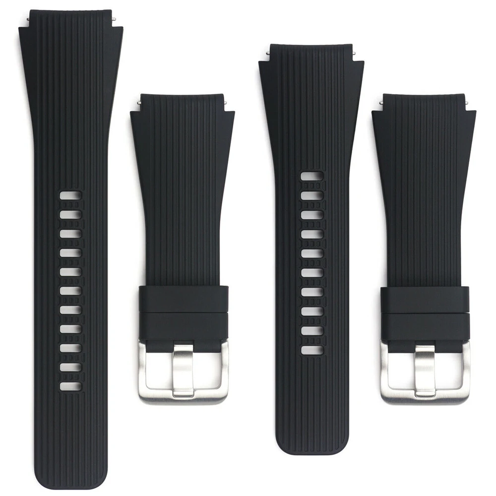 NEUE Echte Silikon Armband Band Strap Für Samsung Galaxy Uhr SM-R800 R805 46mm Uhr Band Armband Ersatz