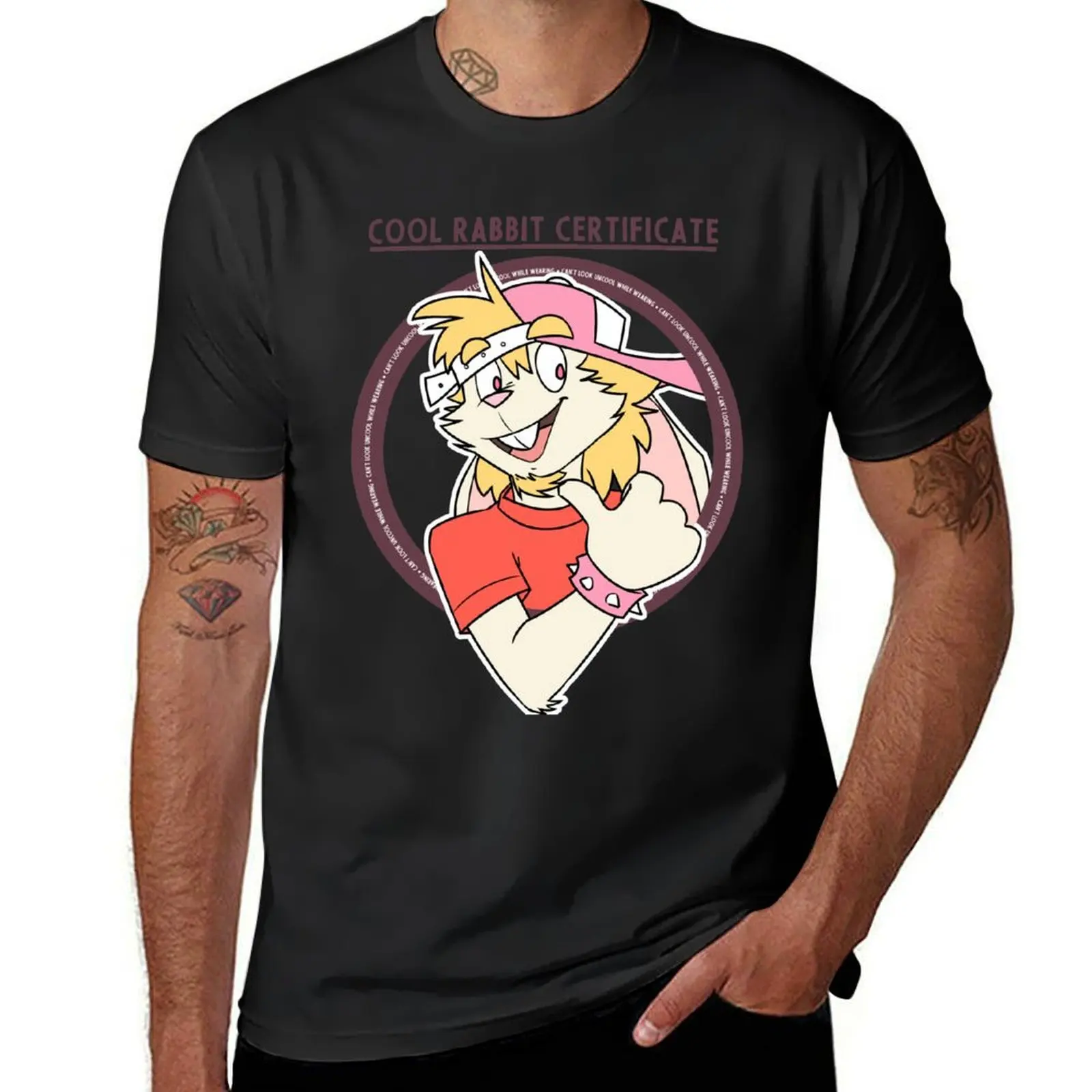 Cool Rabbit (Colour) T-Shirt plus sizes oversized funnys Short sleeve tee men