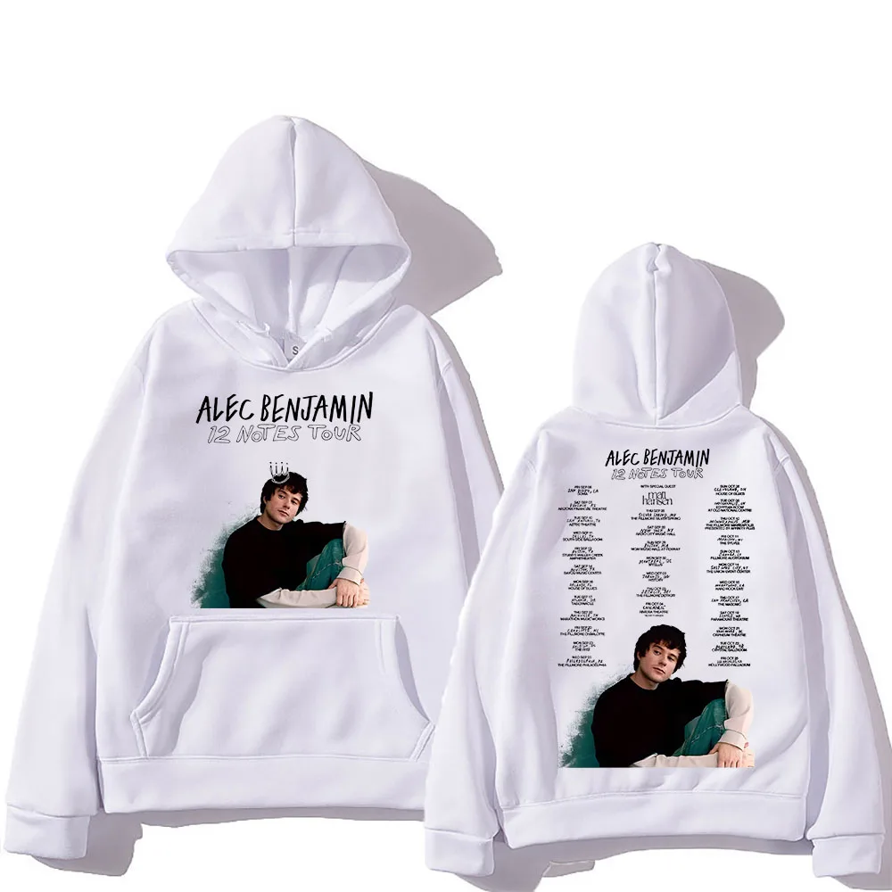 Alec Benjamin Hoodie Long-sleeved Hip Hop Comfortable Sweatshirts With Pocket Gothic Clothing Ropa Hombre Fashion Soft Pullovers