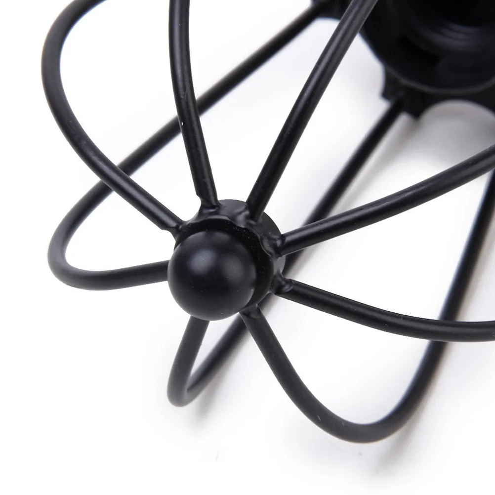 

E27 Industrial Pendant Light Retro Black Hard Iron Ceiling Pendant Light Shade Cage Lampshade for Bar Hotel Cafe Restaurant