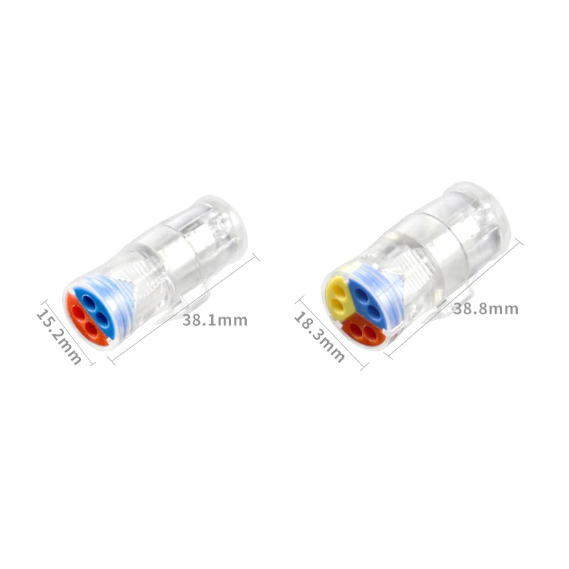 Mini Fast 724/736 Wire Connector Splitter Terminal Quick Connector Universal Compact Push-in Conductor Terminal Block