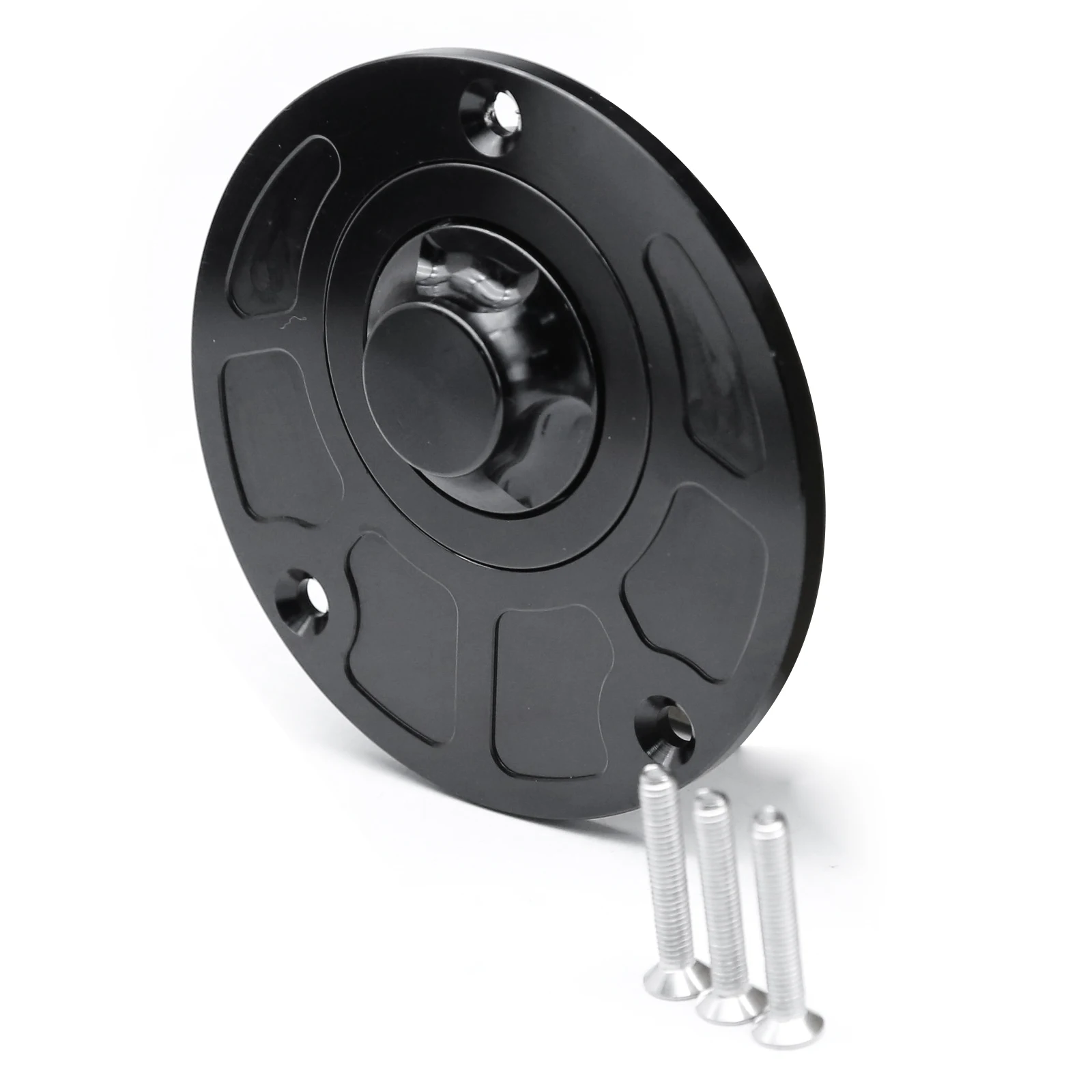Для мотоциклов Yamaha TT600E TT600S 1993-1999, FZ1000 FAZER 2001-2005: Алюминиевая крышка бензобака с ЧПУ (топливный лючок)