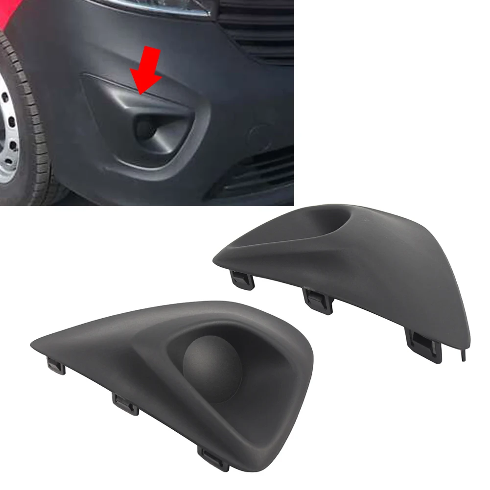 1Pc Car Front Bumper Lower Grill Fog Lamp Cover Grille For Opel Vivaro For Vauxhall Vivaro 2014-2019
