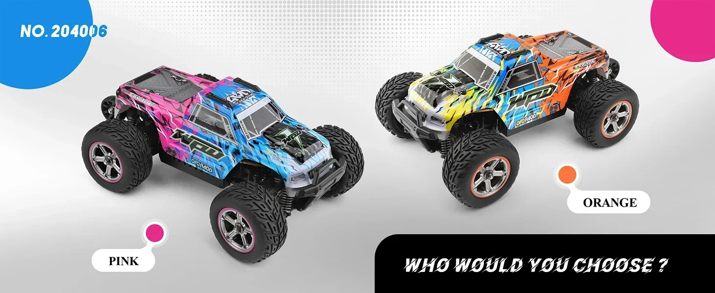 Nachrichten WLtoys 204006   1/20 mit LED-Leuchten 2,4 G 4WD 50 km/h Metallgehäuse elektrische Hochgeschwindigkeits-Offroad-Drift-RC-Autos