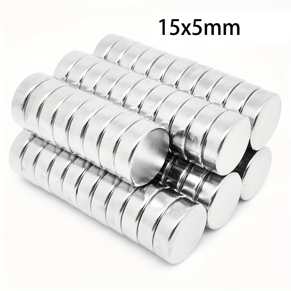10/20/50pcs 15mm x 5mm Magnets - Strong Disc Magnets for DIY & Small Businesses