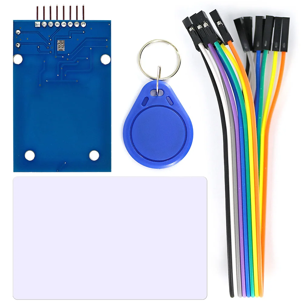 OPEN-SMART RC522 RFID Card Reader Module Kit with 8P Cable with S50 Card / Keychain for Arduino