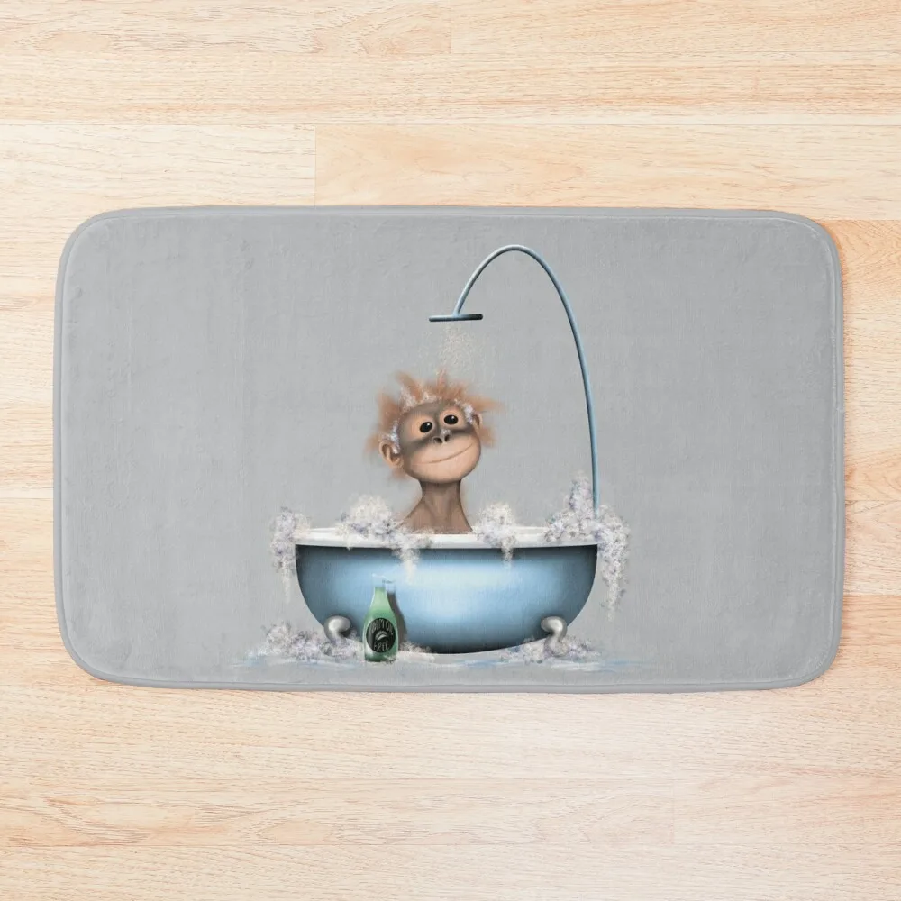 

Scrub a Dub Dub… No Palm in the Tub! (merchandise) Bath Mat Non-Slip Shower Baths Bathroom Mat