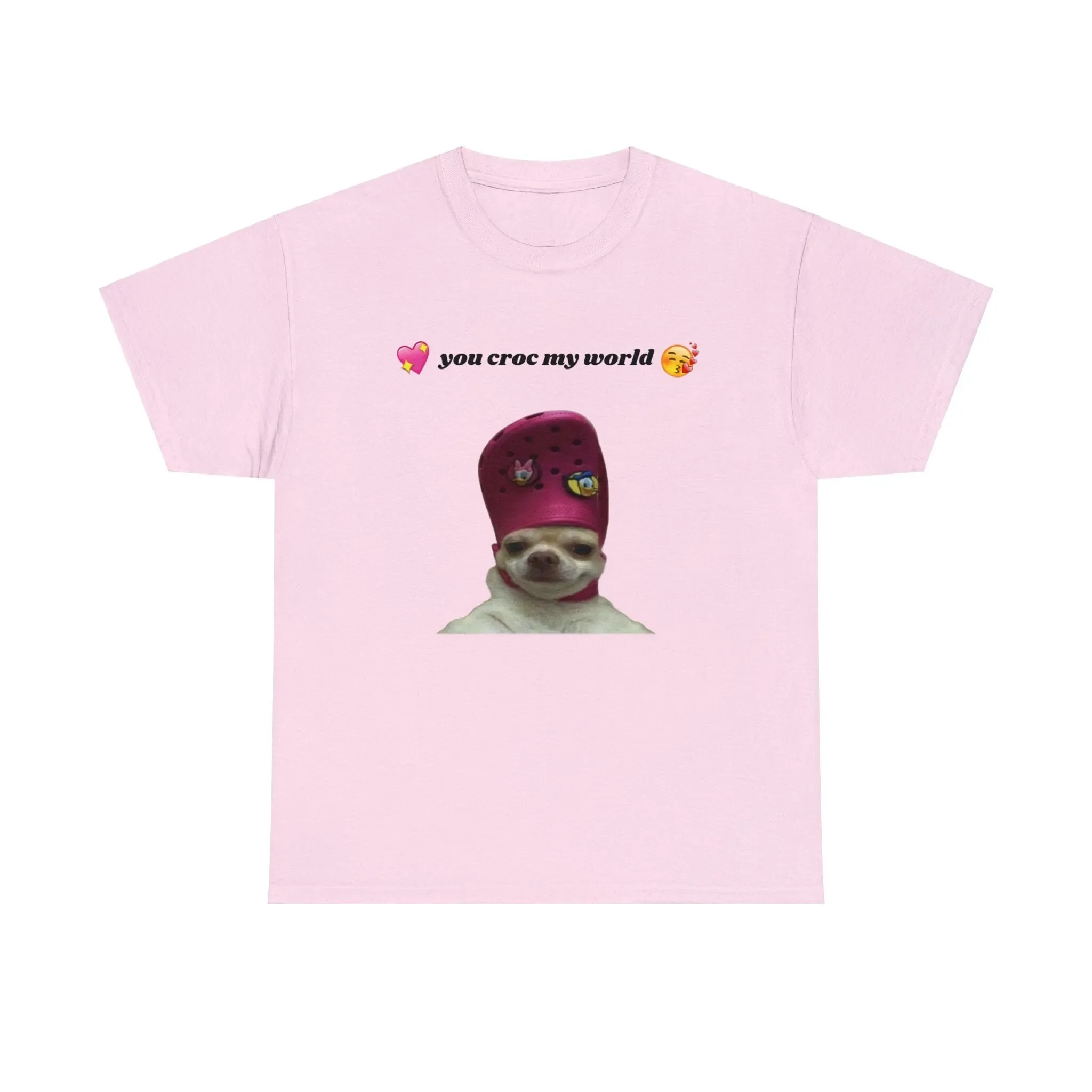 You Croc My World Chihuahua Meme T Shirt For Partner