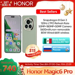 New HONOR Magic6 Pro Global Version 6.8