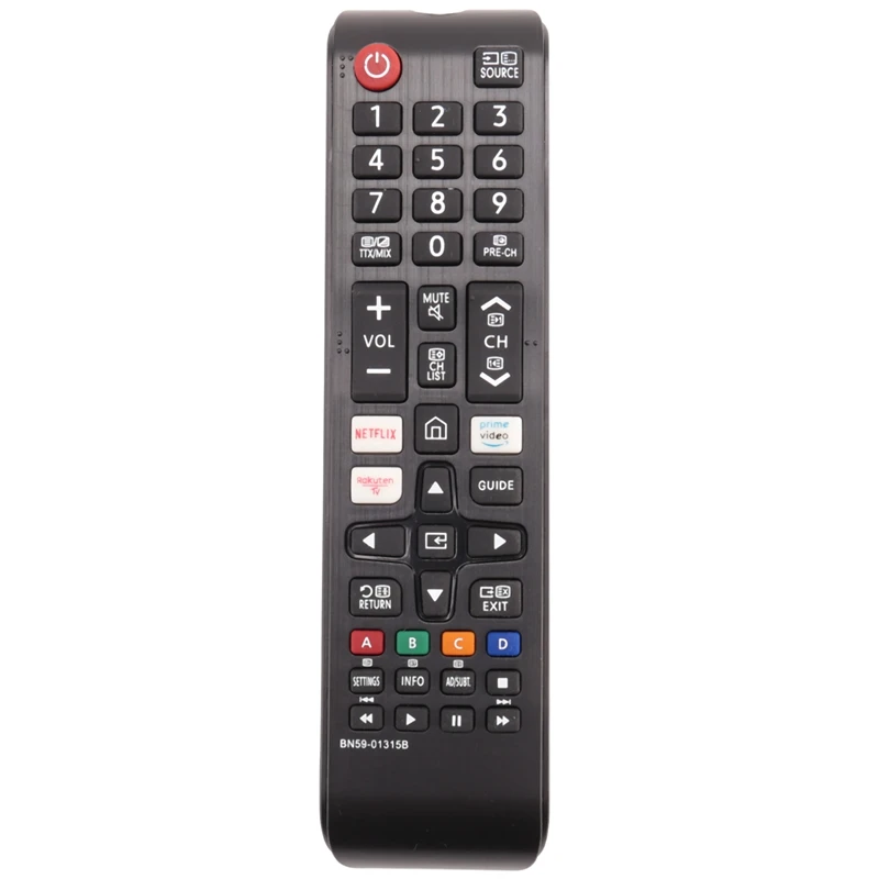 BN59-01315B Remote Control Replacement For Samsung Smart TV UE43RU7105 UE50RU7179 With Netflix Prime Video