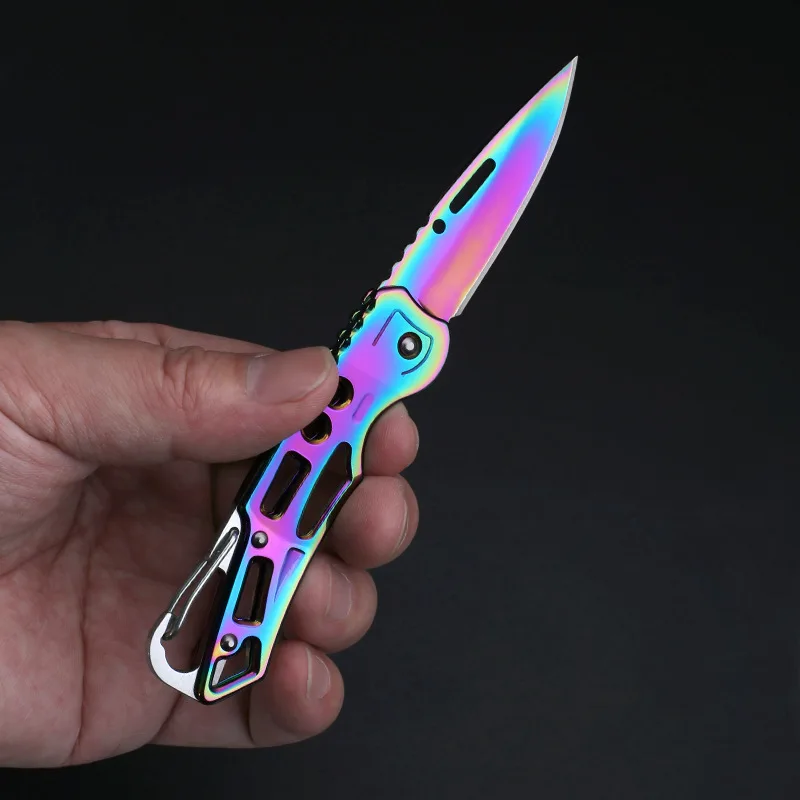 Military Tactical Real Sword Stainless Steel Ninja Knife Mini Samurai Sword Outdoor Survival Hunting Fruit Knife Home Gadgets