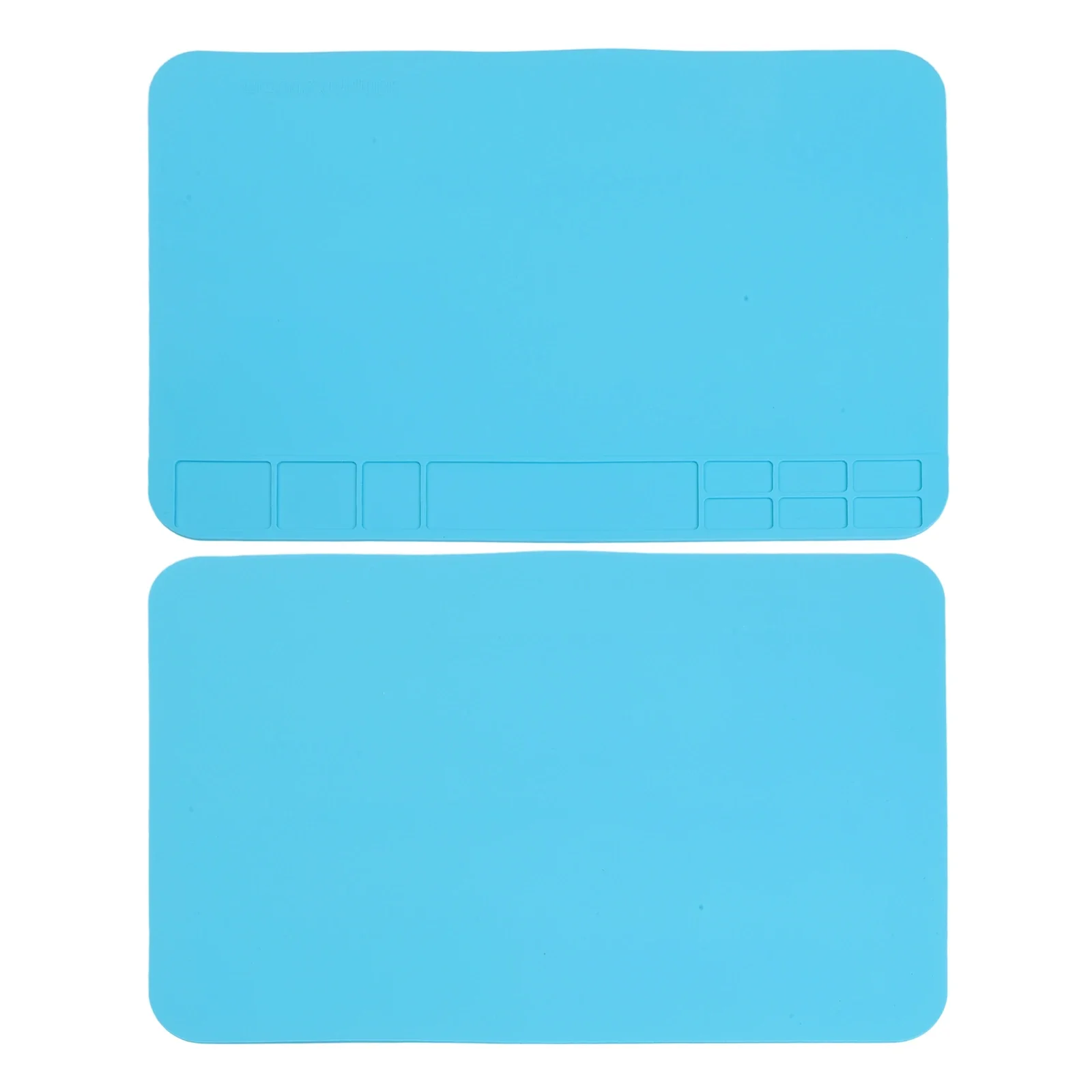 Pad Heat Insulation Mat Sections Design 1-2mm Thickness Silicone Soldering Accessory Station Desk Pad Dustproof