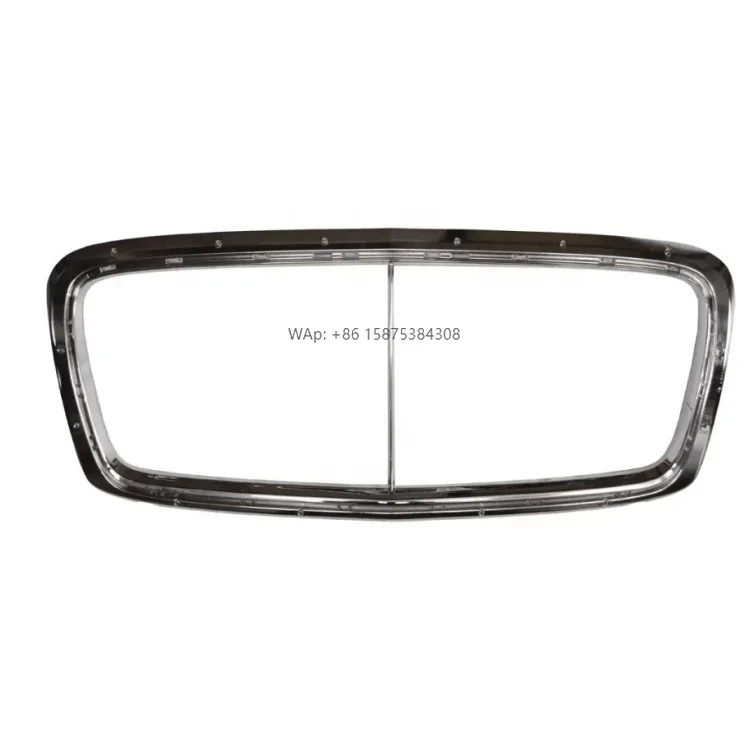 

Front Bumper Chrome Grille Inner Frame Radiator Grill Trim for Continental GT 2016-2019