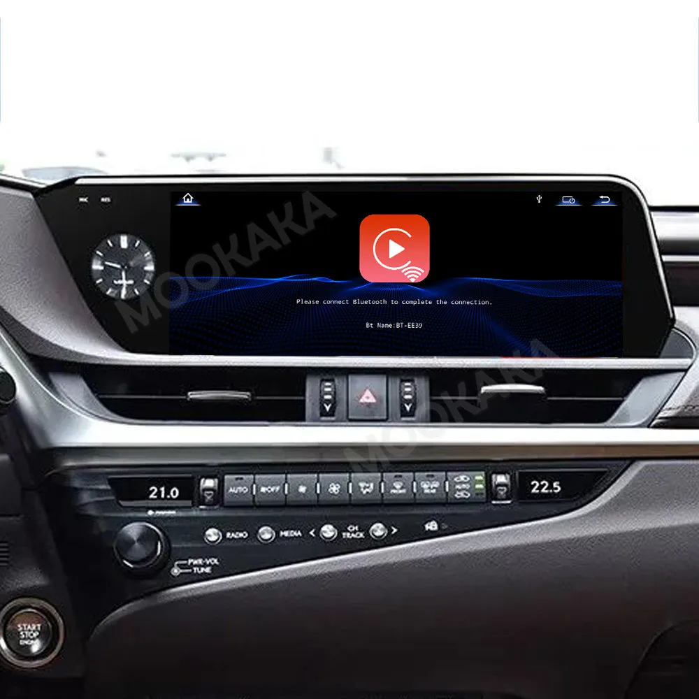 

12,3-дюймовый автомобильный видеорадио для Lexus ES 2013-2018 Android 13, DVD-плеер, аудио, мультимедиа, GPS, HD, сенсорный экран, радио DSP BT