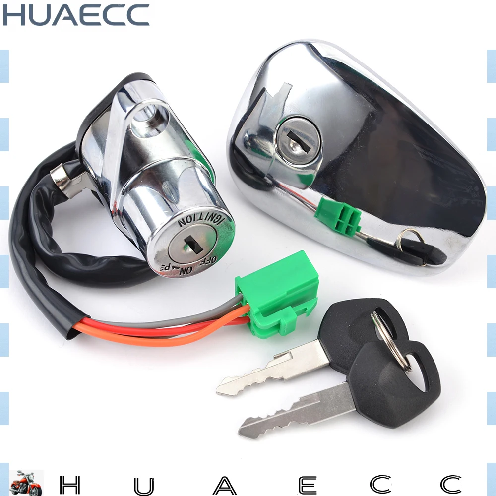 

For Suzuki VS400 VS600 VS700 VS750 VS800 VS1400 Intruder 400 600 700 750 800 1400 Ignition Switch Lock Gas Fuel Cap Key