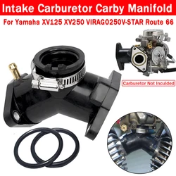 Intake Carburetor Carby Manifold For Yamaha XV125 XV250 VIRAGO 250 V-STAR Motorcycle Accessories