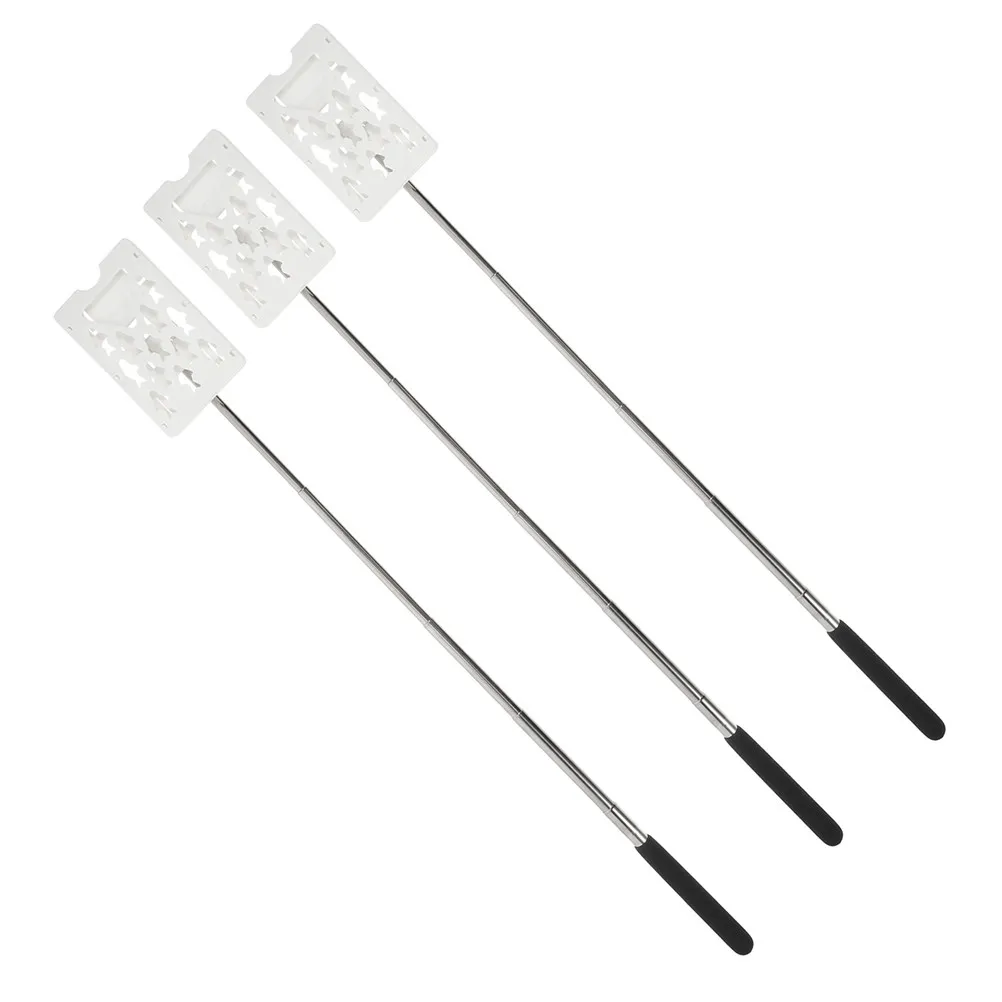 3Pcs Telescopic Parking Card Holder Retractable Swiping Rod Car Toll Payment Residential Commercial Parking Card Grabber Tool