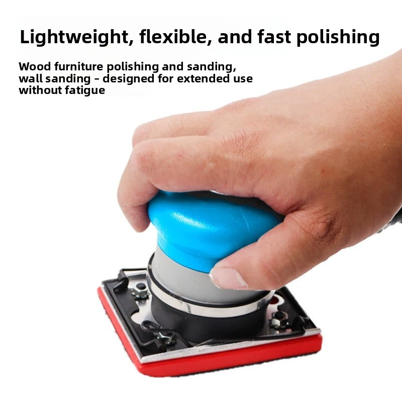 M8 pneumatic polishing machine rectangular vibration pneumatic putty sandpaper machine with clip 70 * 100mm