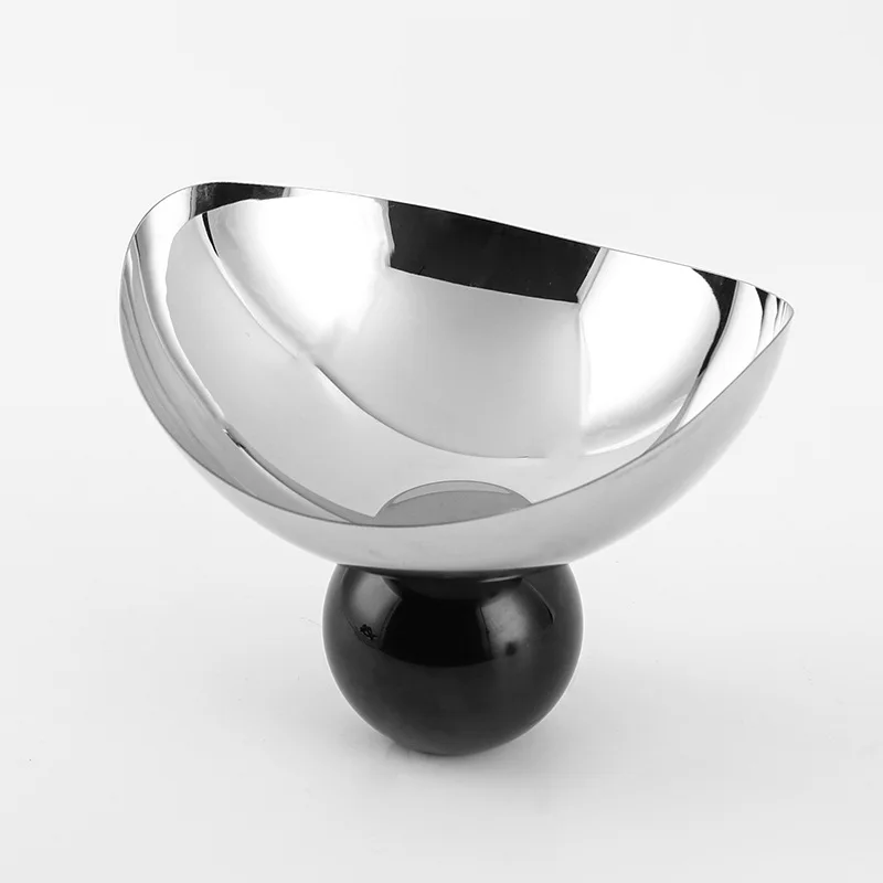 Simple geometric floral ornament, TV cabinet, coffee table, entryway, home fruit tray, vase paired with combined decoration