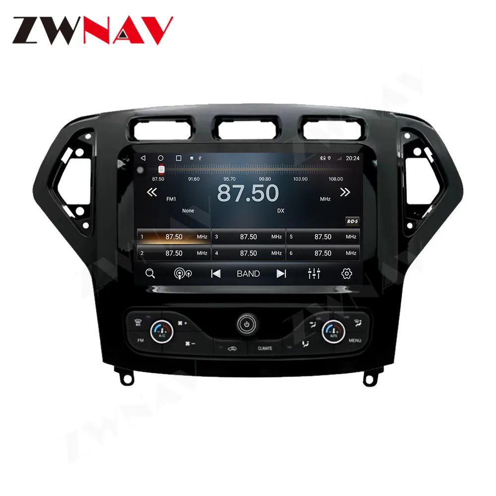 9” Touch Screen For Ford Mondeo wins 2007-2010 Android 14 GPS Navigation WIFI 4G BT5.0 Carplay Car Multimedia Player Head Unit
