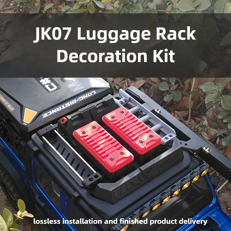 JK07 Luggage Rack Decorative Kit Accessories  Suitable for 1/7 JK07 JK07 Pro RC Car Appearance Modification Accessories