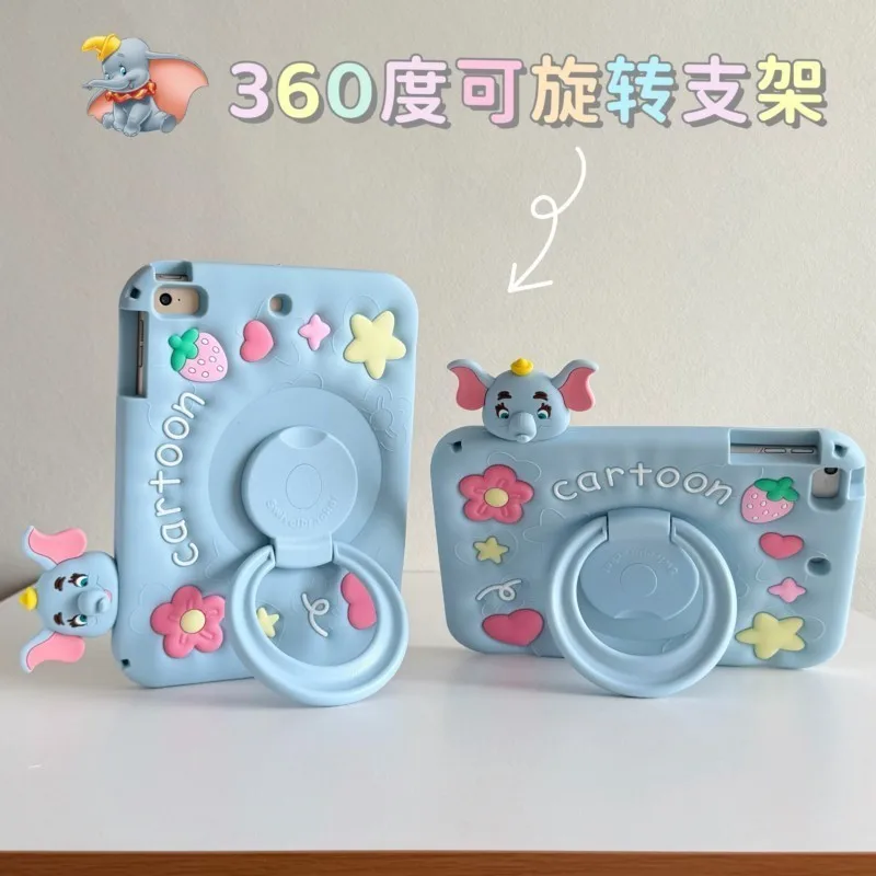

Disney Dumbo Cute Cartoons 3D Tablet Case For Honor X8a/X8Pro/X9/X9Pro/X9A 11/11.5inch Pad9/10 12.1inch Silicone Kids Cover