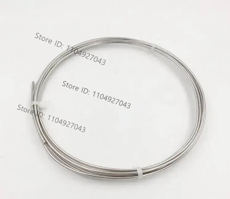 2 Meters 304 Stainless Steel coil pipe scroll Tube stainless Steel pipe coiler capillary tube  OD 2-16mm Wall Thick 0.5/1/1.5mm