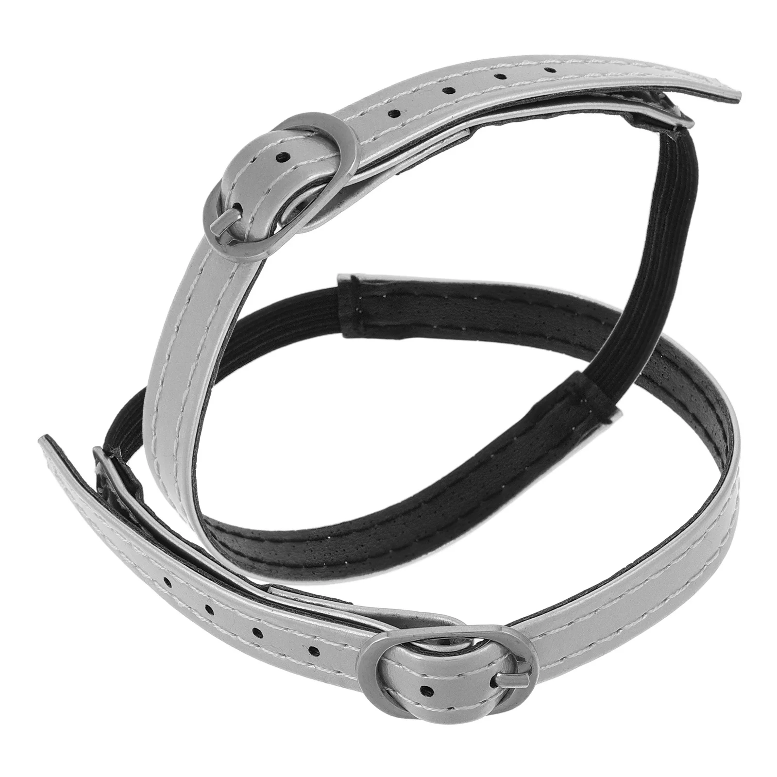 

1Pair Adjustable Elastic High Heel Shoe Straps No Installation Anti-Slip Bands for Secure Fit Flats Heels Shoe Accessories