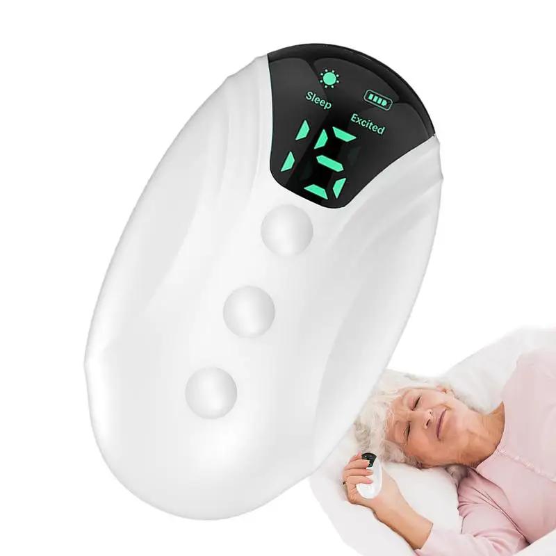 Hand-Held Sleep Aid Device Microcurrent Insomnia Relief Sleep Assistant Electronic Pulse Calm Nerve Sleeping Assistance Tool