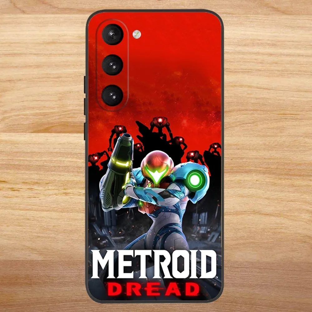 Game Metroid Drake Phone Case For Samsung S23,23,22,30,21,10,9,Note20 Ultra,Lite,Ultra,5G,Plus,FE,Black Soft Case