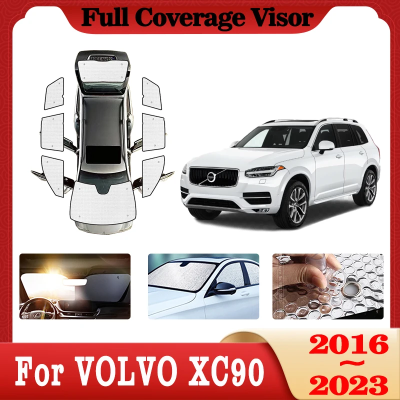 

Anti-UV Car Sun Visors For VOLVO XC90 Visor 2016~2023 2020 Car Sunshade Windshields Protection Sunproof Curtains Car Accessories