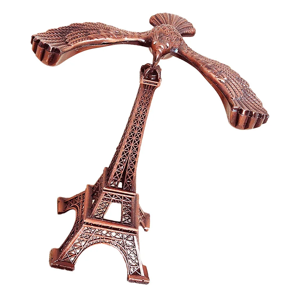 Balanced Tower Model Dipping Bird Office Decoration Desktop Eiffel Eagle Physics Toy Mini Balancing for Finger Ornament