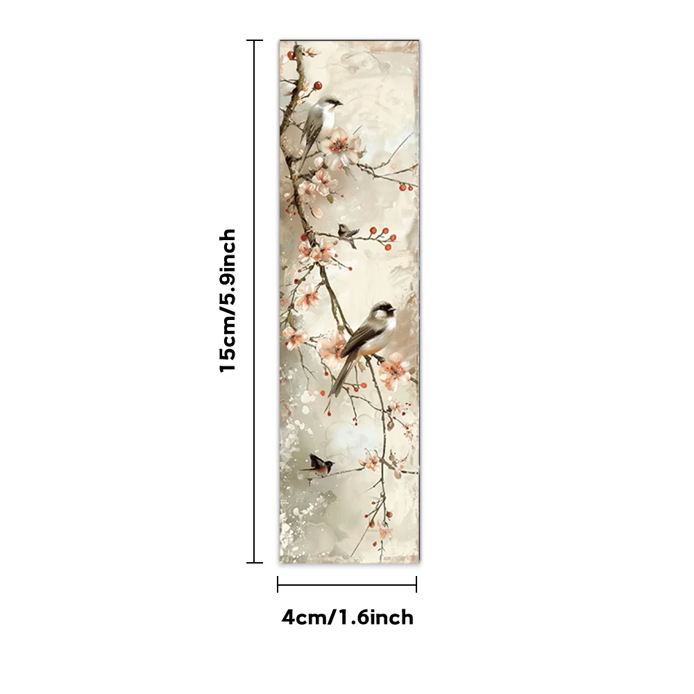 32pcs, Vintage Floral Theme Bookmarks, Ideal for Teachers, Readers, and Book Lovers, Perfect Birthday and New Year Gift
