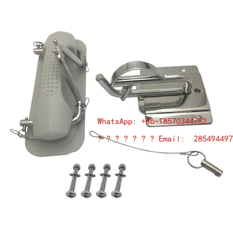 L  Marine Accessories, New Stainless Steel Docking Bracket Combination, Boat Davit Set, Marine Yacht Hardware Accessories