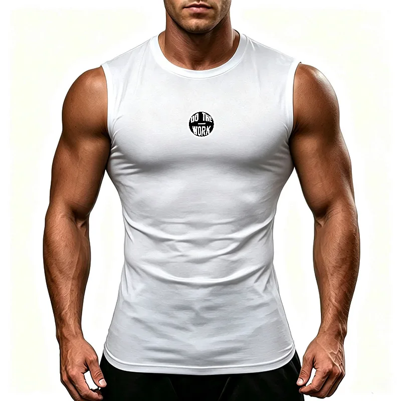 Men's Athletic Running Vests Quick Dry Breathable Sleeveless Training Tank Top Ultra Lightweight Sports Shirt For Workout