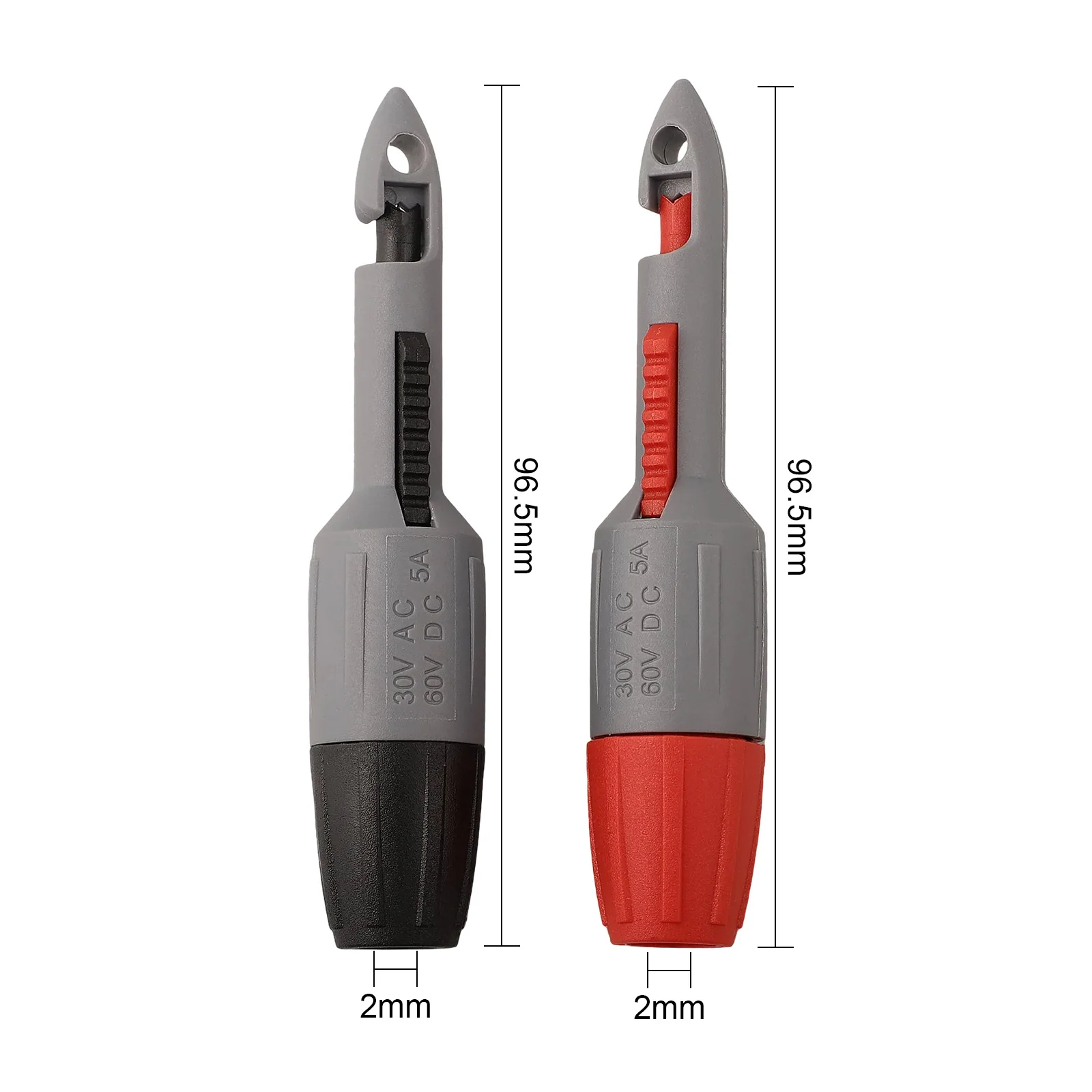 ثقب التحقيق كليب مجموعة مسبار الأسلاك الثقيلة 5A تصنيف الحالي دقيق اختبار ثقب التحقيق للإعدادات التجارية