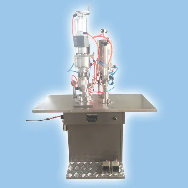 Semi Automatic Bag On Valve Bov Filling Machine For Aerosol Can Cheap Price