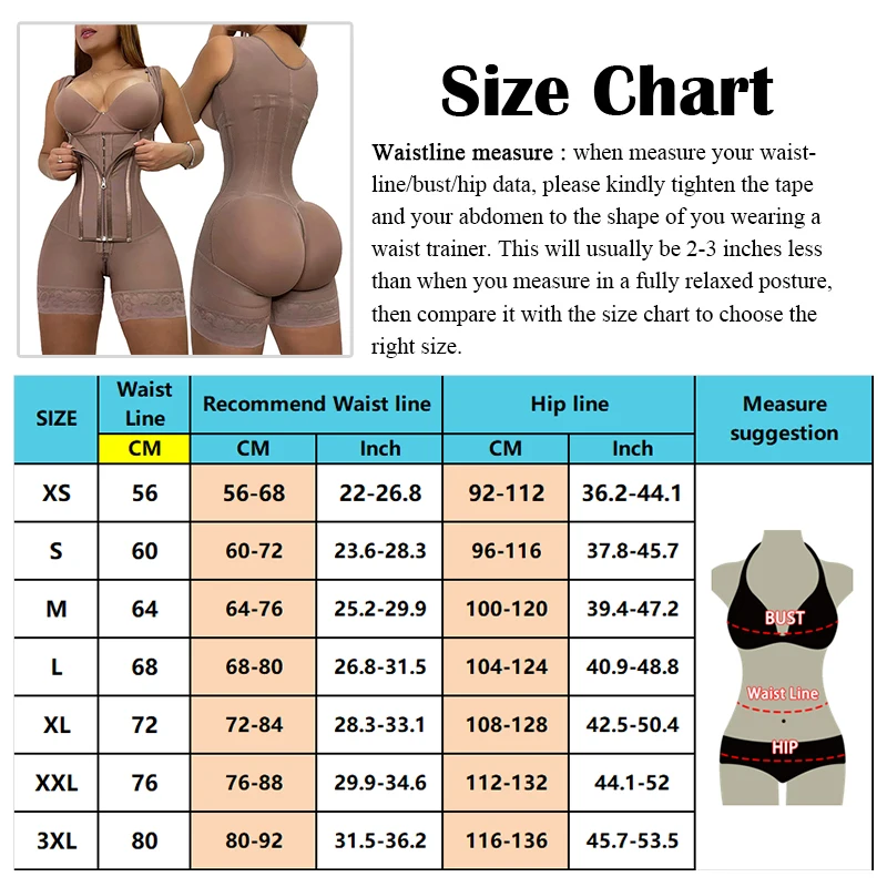 High Compression Girdle Shaper Colombian Fajas Shapewear Postpartum Belly flat Sheath Waist Trainer Belts Woman Extreme Corset image 6