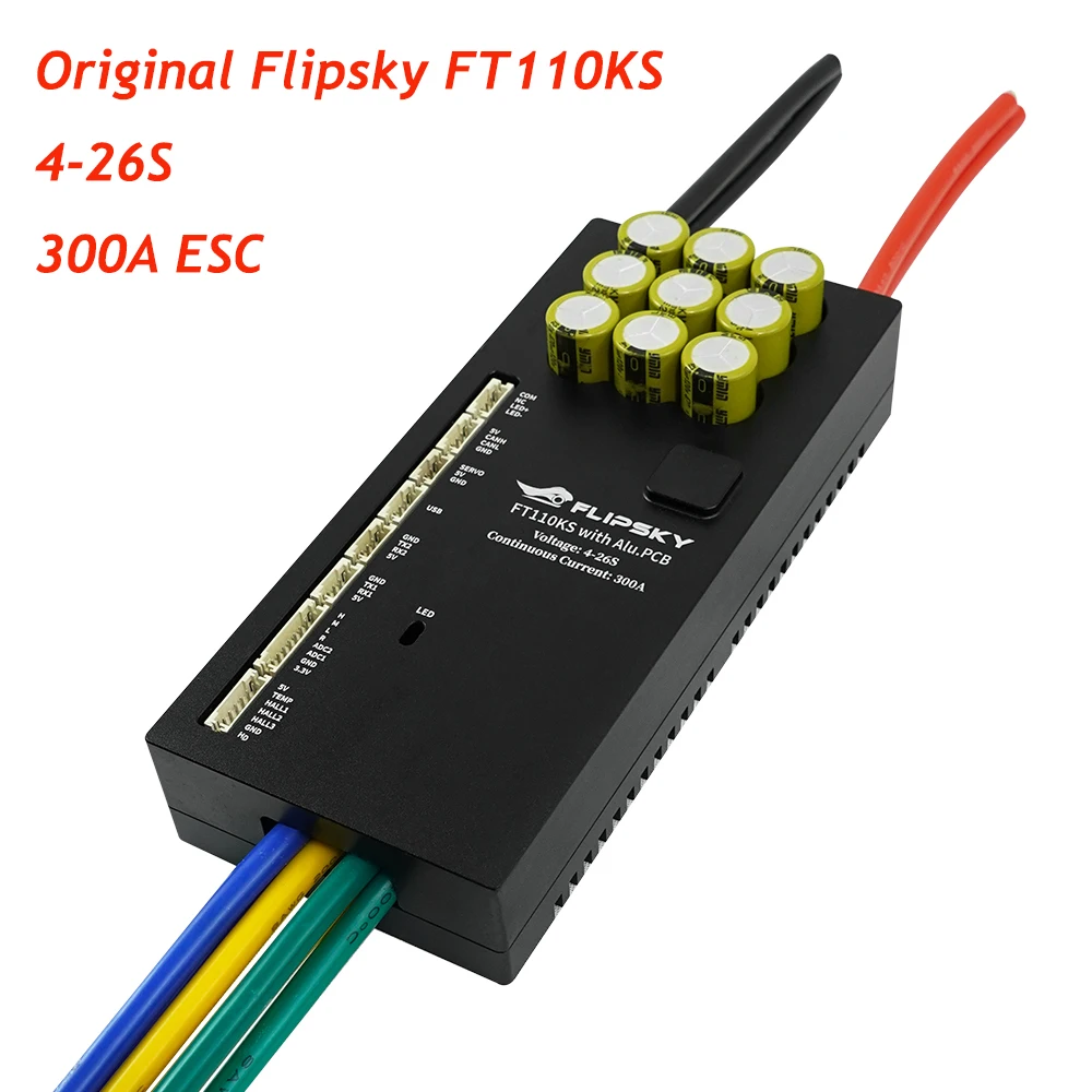 

Flipsky FT110KS 110V 300A ESC With Aluminum PCB NON-VESC For Electric Skateboard Scooter Ebike Motorcycle Robotics