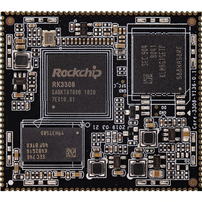 Rockchip-كمبيوتر مصغر اللوحة الرئيسية ، ROC-RK3308B-CC-Plus ، Core 3308Y ، كمبيوتر سطح المكتب