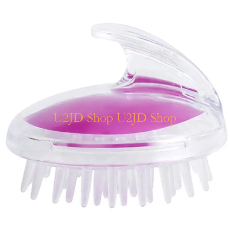 

U2JD Silicone Hair Scalp Massage Shampoo Brush Shower Scalp Cleansing Brush for Head Scrubber Dandruff Brush Hair Washing Too