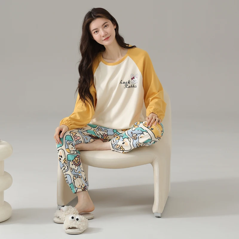 

Pajama Sets Unisex Women Linen Beige Minimalist Design Round Neck Capris Anti Wrinkle Sleep Set Natural Simple Breathable Spring