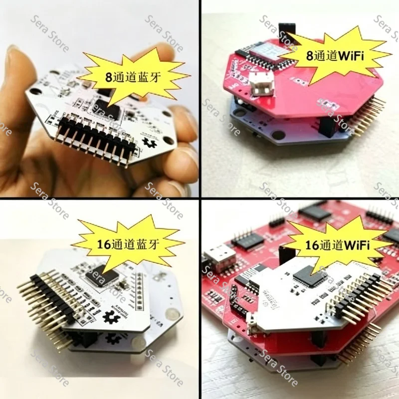 OpenBCI V3 compatible open source Arduino EEG brain electrical module -8/16 channel - Wifi / Bluetoth version