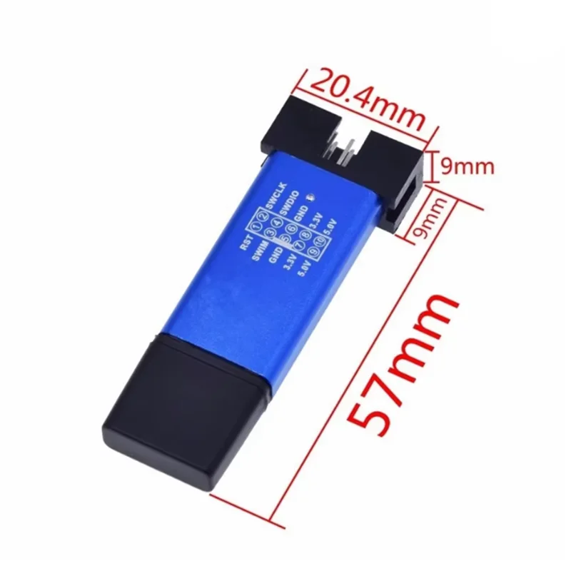 ST LINK Stlink ST-Link V2 Mini STM8 STM32 Simulator Download Programmer Programming With Cover for DuPont Cable ST Link V2